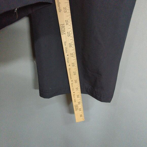 REI Elements Rain Pants Mens L Black Nylon Drawstring Waist - Picture 6 of 10